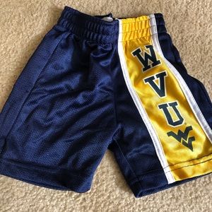 WVU active wear shorts 2T